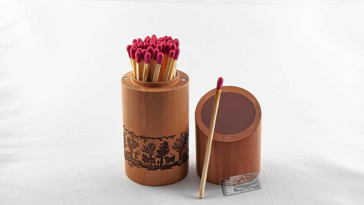 edle Holzrondelle/ Drum - Birnenbaum